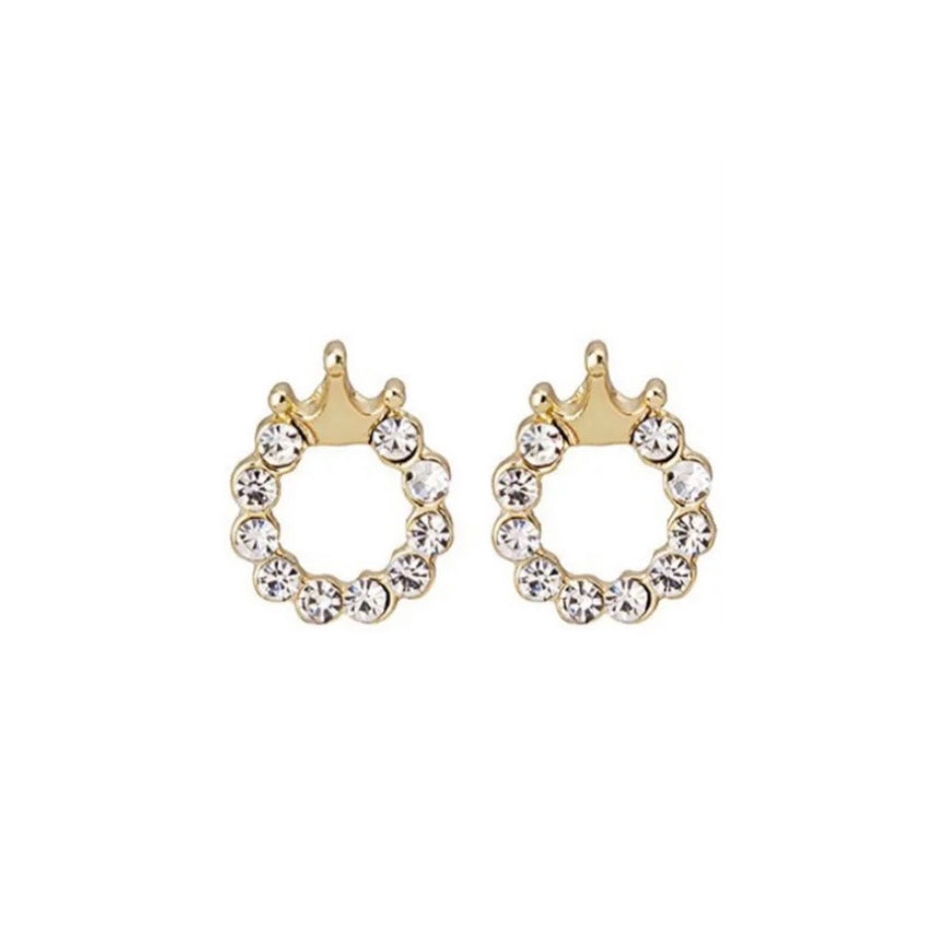 Crown earrings